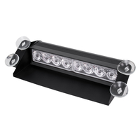 VenCore 6855-10008 - Μπάρα LED για Παρμπρίζ Αυτοκινήτου με Βεντούζες και Φωτισμό Έκτακτης Ανάγκης Διπλού Χρώματος Κόκκινο-Μπλε 12V