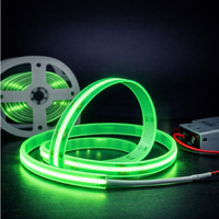 VenCore 6174-50025 - Ledstrip Cob 12W IP20 DW - Ταινία LED Τύπου COB - 5 Μέτρα (1 Roll) - 12 Watt 24 Volt - 320 LED ανά Μέτρο - 820 Lumens ανά Μέτρο - Στεγανή IP68 - Πράσινο