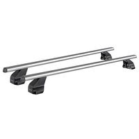 MENABO Ολοκληρωμένο Σετ Μπάρες Οροφής Αλουμινίου OMEGA M 112 cm σε Ασημί Χρώμα για Mercedes Benz B-Class (W246) 5 doors 2012>2018 - 2 τεμ. (10620/MB+13460/MB)