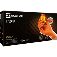 Amio - ΓΑΝΤΙΑ ΝΙΤΡΙΛΙΟΥ MERCATOR GOGRIP ΣΕ ΠΟΡΤΟΚΑΛΙ ΧΡΩΜΑ XLARGE (XL) - 50 ΤΕΜ. (MER20337/AM)