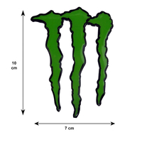 MONSTER ΑΥΤΟΚΟΛΛΗΤΟ 10 cm ΠΡΑΣΙΝΟ ΜΕ ΕΠΙΚΑΛΥΨΗ ΕΠΟΞΕΙΔΙΚΗΣ ΡΥΤΙΝΗΣ (ΥΓΡΟ ΓΥΑΛΙ)  - 1 ΤΕΜ.