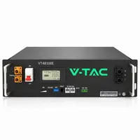 V-TAC Σύστημα Αποθήκευσης Ενέργειας LiFePO4 τύπου rack 5.12KWh 51.2V 100Ah με Οθόνη, BMS 100A, CEI-021 11377