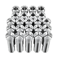 Σετ κόλετ VEVOR R8 1/16"-3/4" 23 τεμαχίων R8 σετ κόλετ φρέζας ακριβείας, για φρέζες, πρέσες τρυπανιών, 0,0008" TIR υψηλής συγκέντρωσης, εργαλείο τσοκ τόρνου με ετικετημένο κουτί αποθήκευσης, κράμα χάλυβα