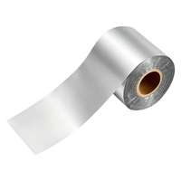 Χαρτί θερμής σφράγισης VEVOR 6 cm x 120 m, εξαιρετικά μακρύ ρολό ασημένιου θερμού φύλλου, συμβατό με τη θερμαινόμενη μηχανή διάτρησης και ανάγλυφης εκτύπωσης δέρματος VEVOR, πλούσιο χρώμα, λεπτή υφή, για χαρτί, ξύλο και πλαστικό