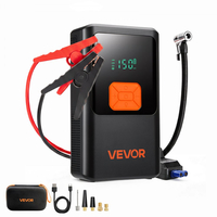 VEVOR Jump Starter με Αεροσυμπιεστή 4000A Peak Car Battery Box Jump, Φορητό για βενζίνη 9,0L / ντίζελ 8,0L, Φουσκωτό ελαστικών 150 PSI με αυτόματη απενεργοποίηση, Power Bank, Φορτιστής μπαταρίας 12V, με φακό LED