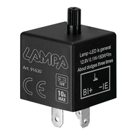 LED FLASHER (ΦΛΑΣΙΕΡΑ) TRIMMER ΗΛΕΚΤΡΟΝΙΚΟ ΓΙΑ LED ΦΛΑΣ 12V max 10A 3PIN LAMPA - 1 ΤΕΜ.