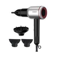 Πιστολάκι μαλλιών - KM-6898 - Kemei - Silver