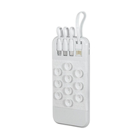 Powerbank 4in1 - Fast Charge - 10.000mah - X20 - 125200 - White