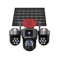Ηλιακή κάμερα ασφαλείας IP τετραπλή - JJ013LB WiFi - Security Camera - 371242