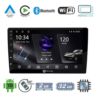 VenCore 3236-10005 - Οθόνη Multimedia Android 15 Αυτοκινήτου 9" PX5S Octa-Core 2GB/32GB IPS 1280x720 με Wi-Fi, Bluetooth, CarPlay, Android Auto, MirrorLink & Υποστήριξη Κάμερας 360° - Μ23 - Π13 - Υ5cm