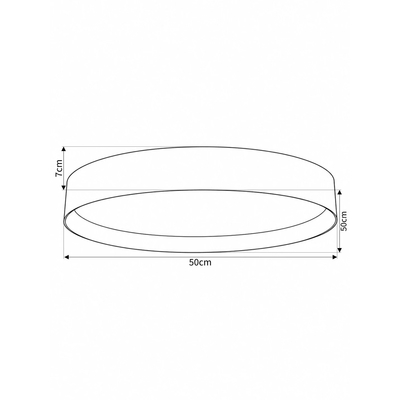 kelvo® RONDO KLV-101-0587-V2 Φωτιστικό Οροφής LED 36W 3600lm 120° AC 220-240V IP20 Ρυθμιζόμενο Λευκό CCT με Διακόπτη στο Driver 2700K/4500K/6000K Triac Dimmable - Lumileds SMD Chip & ENEC/TÜV Driver - Μαύρο Ματ & Εφέ Ξύλου - Μ50 x Π50 x Υ7cm - 5 Χρόνια Εγγύηση