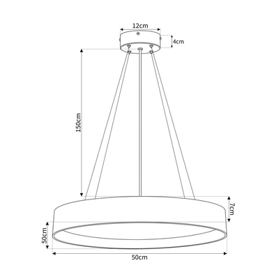 kelvo® RONDO KLV-101-0589 Κρεμαστό Φωτιστικό Οροφής LED 36W 3600lm 120° AC 220-240V IP20 Ρυθμιζόμενο Λευκό CCT με Διακόπτη στο Driver 2700K/4500K/6000K Triac Dimmable - Lumileds SMD Chip & ENEC/TÜV Driver - Λευκό Ματ & Εφέ Ξύλου - Μ50 x Π50 x Υ7cm - 5 Χρόνια Εγγύηση