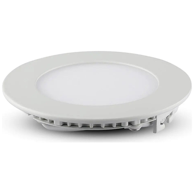 V-TAC LED mini panel χωνευτό 18W 6400K ψυχρό λευκό στρογγυλό 214862