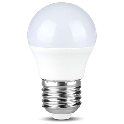 V-TAC Λάμπα LED E27 Γλομπάκι SMD 3.7W 230V 320lm 180° IP20 Ψυχρό Λευκό 214207