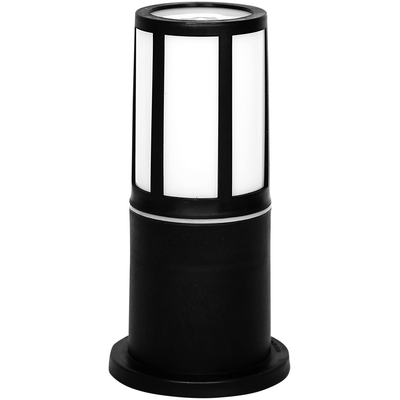 Εδάφους μοντέρνο κυλινδρικό πλαστικό plegma  D-270K BLACK