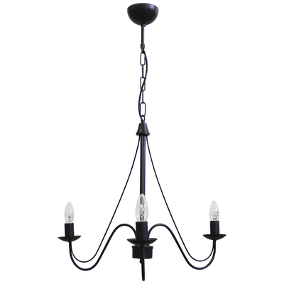 Φωτιστικό πολύφωτο S-11 3/L BLACK