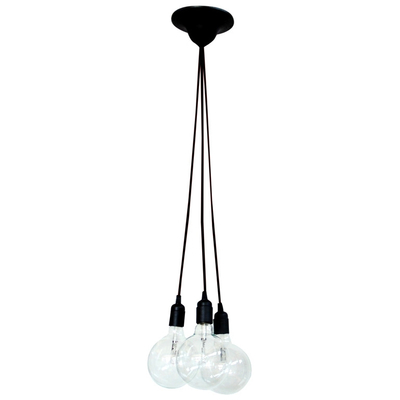 Κρεμαστό φωτιστικό KA-01TS 3/L BLACK CABLE