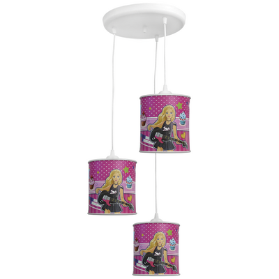 Παιδικό φωτιστικό KID 3L PENDEL Φ15 GIRL -B-
