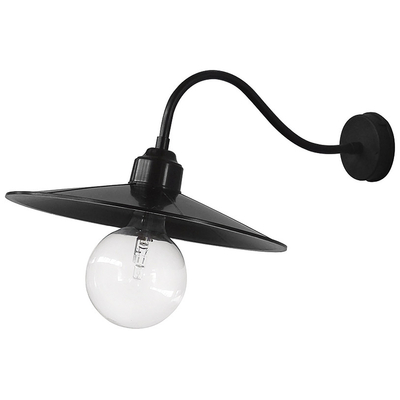 Φωτιστικό επιτοίχιο  AS-180AP 1L  BLACK
