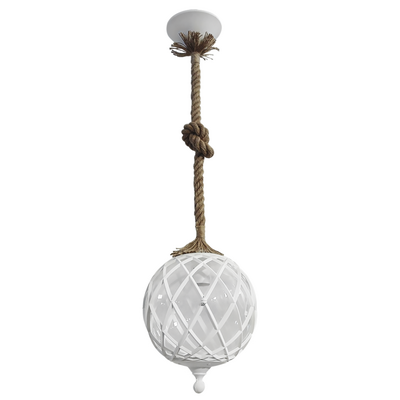 Κρεμαστό φωτιστικό LP-530K 1L ROPE UT-WHITE