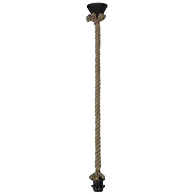 Κρεμαστό φωτιστικό  E/27K ROPE RING 1L UT-BL