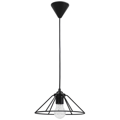 Φωτιστικό μεταλλικό FUN-350/18 1L PENDEL BLACK