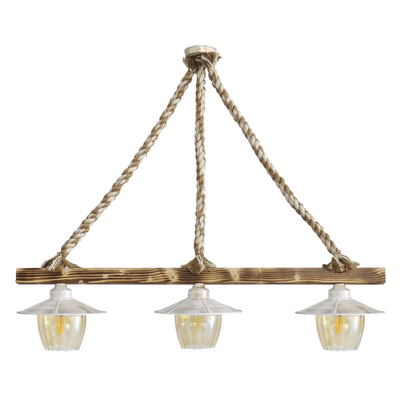 ΜΙΧ-98RAGA 3/L ROPE ΜΙΧ-WH-BR ΚΡΕΜΑΣΤΟ