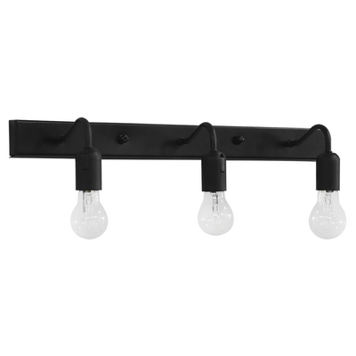 Φωτιστικό ράγα 3φωτη  AS-25ΑΡ 3/L RAGA BLACK ΑΠΛΙΚΑ ΜΕΤΑΛΛΙΚΗ