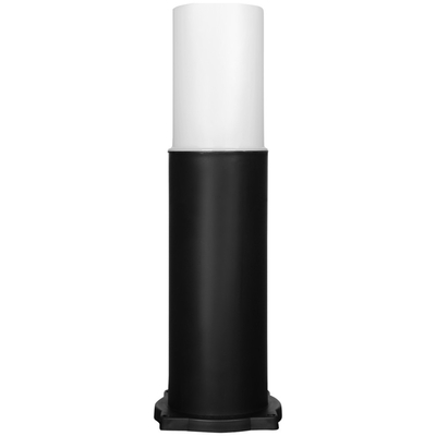 Εδάφους μοντέρνο κυλινδρικό πλαστικό  D-271 BLACK H35cm