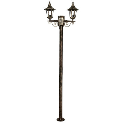 Κολώνα κήπου LP-400ΕΒ 2Φ BRONZE 200cm ΚΑΡΑΒΟΛΟΣ  ΙΣΤΟΣ