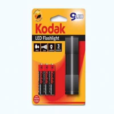 30412446 Kodak 9-LED flashlight black + 3 AAA EHD - 30412446