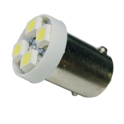 Λαμπτήρας LED Ba9s με 4 SMD 1210 Ψυχρό Λευκό GloboStar 02540