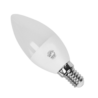 Λάμπα LED E14 Κεράκι C37 6W 230V 590lm 260° Ψυχρό Λευκό 6000k GloboStar 01715