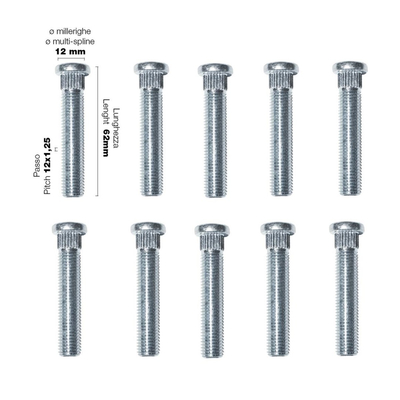 Simoni Racing ΜΠΟΥΖΟΝΙΑ 12x1.25 62mm 10ΤΕΜ.