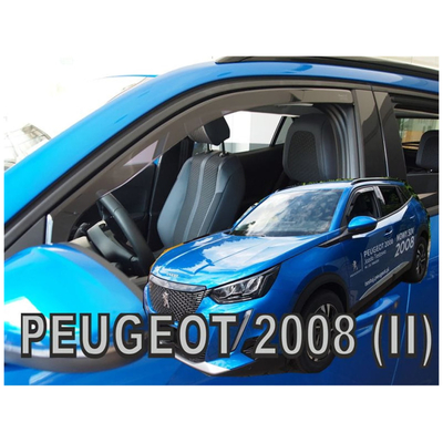 PEUGEOT 2008 5D 2019+ / 2008E 5D 2019+ - ΖΕΥΓΑΡΙ ΑΝΕΜΟΘΡΑΥΣΤΕΣ ΑΥΤΟΚΙΝΗΤΟΥ ΑΠΟ ΕΥΚΑΜΠΤΟ ΦΙΜΕ ΠΛΑΣΤΙΚΟ HEKO - 2 ΤΕΜ.