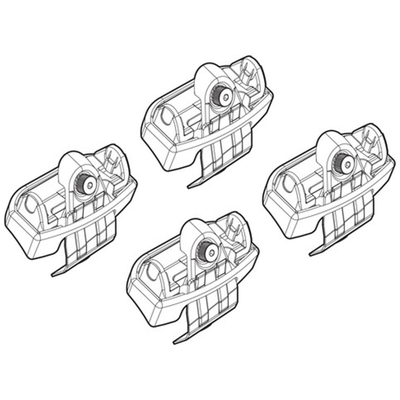 CITROEN C3 2016+ KIT ΑΚΡΑ (ΠΟΔΙΑ) ΓΙΑ ΜΠΑΡΕΣ NORDRIVE