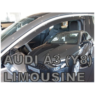 AUDI A3 Y8 LIMOUSINE 4D 2020+ / A3 Y8 SPORTBACK 5D 2020+ ΖΕΥΓΑΡΙ ΑΝΕΜΟΘΡΑΥΣΤΕΣ ΑΠΟ ΕΥΚΑΜΠΤΟ ΦΙΜΕ ΠΛΑΣΤΙΚΟ HEKO - 2 ΤΕΜ.