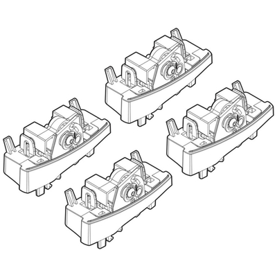 OPEL CORSA E 3D/5D 12/14+ KIT ΑΚΡΑ (ΠΟΔΙΑ) ΓΙΑ ΜΠΑΡΕΣ NORDRIVE