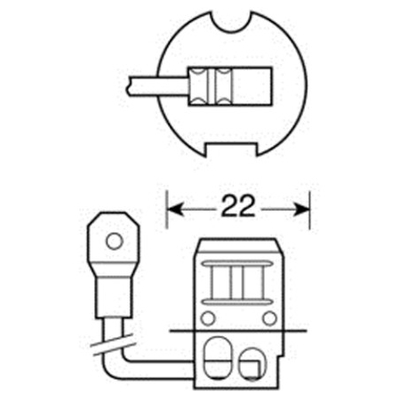 H3 ΑΛΟΓΟΝΟΥ 12V/100W 42mm PK22s ΛΑΜΠΑ