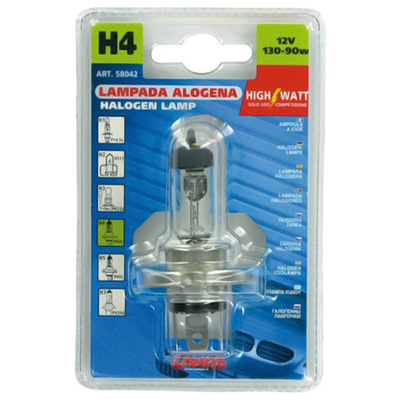H4 ΑΛΟΓΟΝΟΥ 12V/130-90W 92mm ΛΑΜΠΑ