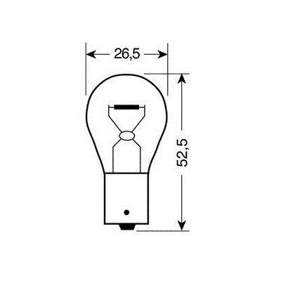 P21W 12V 21W BA15s ΜΟΝΟΠΟΛΙΚΟ CHROME SERIES ΚΑΘΡΕΠΤΗΣ ΜΟΝΟΠΟΛΙΚΟ ΛΕΥΚΟ ΦΩΣ BLISTER 2ΤΕΜ.