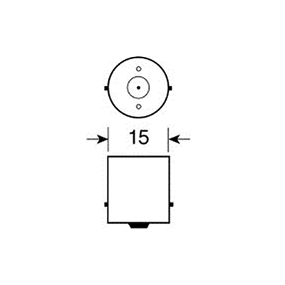 P21W 12V 21W BA15s ΜΟΝΟΠΟΛΙΚΟ CHROME SERIES ΚΑΘΡΕΠΤΗΣ ΜΟΝΟΠΟΛΙΚΟ ΛΕΥΚΟ ΦΩΣ BLISTER 2ΤΕΜ.