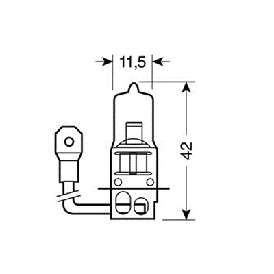 H3 XENON-BLUE 12V/100W 42mm 4.150Κ