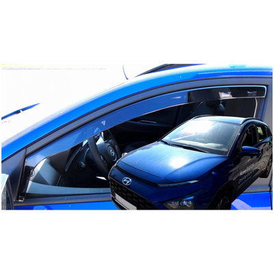 HYUNDAI BAYON 5D 2021+  -  ΣΕΤ ΑΝΕΜΟΘΡΑΥΣΤΕΣ ΑΥΤΟΚΙΝΗΤΟΥ ΑΠΟ ΕΥΚΑΜΠΤΟ ΦΙΜΕ ΠΛΑΣΤΙΚΟ HEKO - 4 ΤΕΜ.