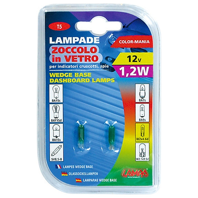 ΛΑΜΠΑΚΙΑ ΨΕΙΡΕΣ Τ5 12V/1.2W W2x4.6d
