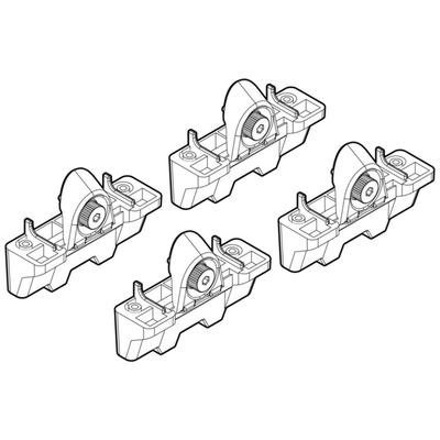HONDA CR-V 04/02-12/06 KIT ΑΚΡΑ (ΠΟΔΙΑ) ΓΙΑ ΜΠΑΡΕΣ NORDRIVE