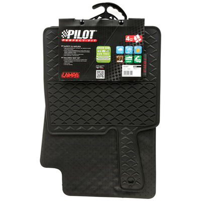 SMART FORTWO 450 / 451 03/2000 - 11/2015  ΠΑΤΑΚΙΑ ΜΑΡΚΕ ΛΑΣΤΙΧΟ PILOT ECO GOMMA STYLE Α (ΜΕ ΚΟΥΜΠΩΜΑΤΑ) LAMPA - 2 ΤΕΜ.