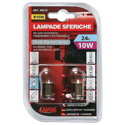 ΜΟΝΟΠΟΛΙΚΗ ΛΑΜΠΑ R10W 24V/10W (BA15s)