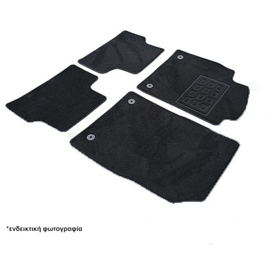 HYUNDAI i20 2020+ ΜΑΡΚΕ ΠΑΤΑΚΙΑ ΜΟΚΕΤΑ ΣΕ ΜΑΥΡΟ ΧΡΩΜΑ ΜΕ ΚΟΥΜΠΩΜΑΤΑ CIK - 4 ΤΕΜ.