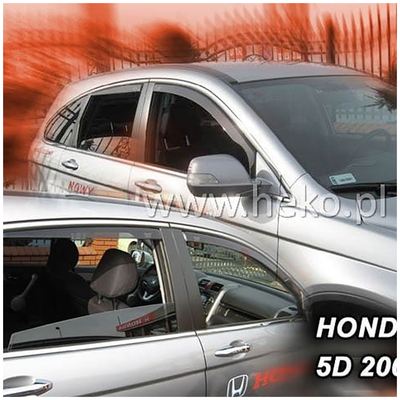 HONDA CR-V 3 5D 02/2007-2012 ΖΕΥΓΑΡΙ ΑΝΕΜΟΘΡΑΥΣΤΕΣ ΑΠΟ ΕΥΚΑΜΠΤΟ ΦΙΜΕ ΠΛΑΣΤΙΚΟ HEKO - 2 ΤΕΜ.